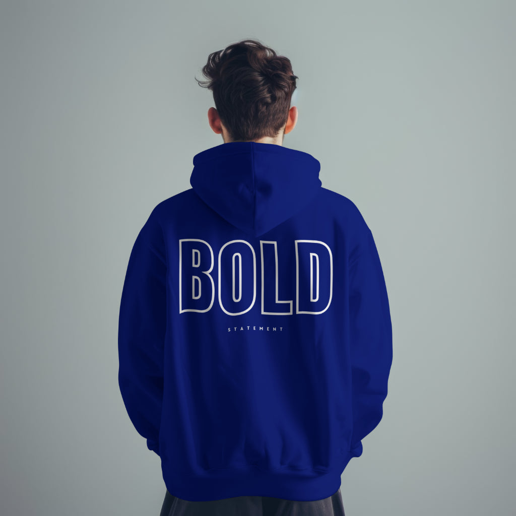 Be BOLD in Navy Blue Hoodie