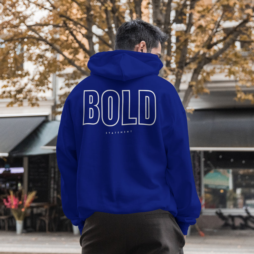 Be BOLD in Navy Blue Hoodie