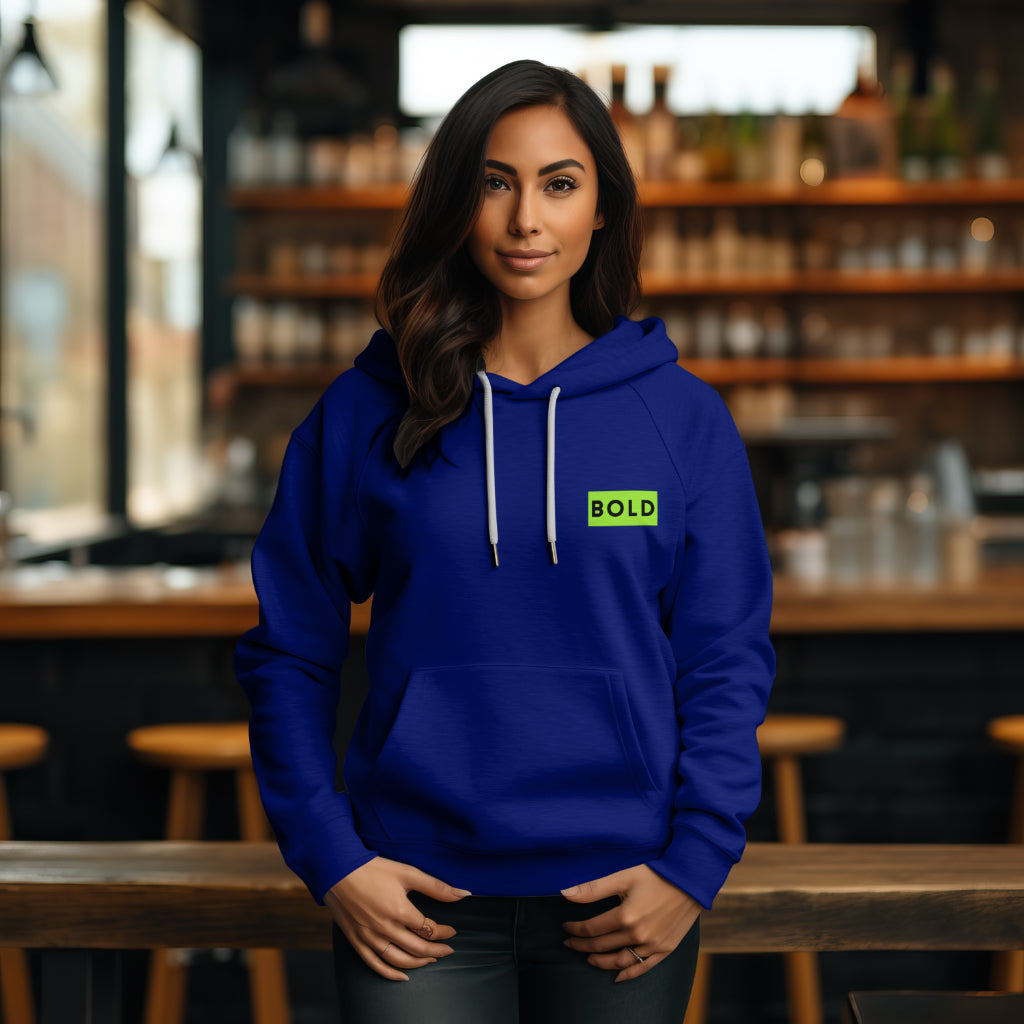 Be BOLD in Navy Blue Hoodie